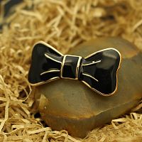 Кончо для кожаных изделий Бантик латунь  - купить для кожевенного хобби