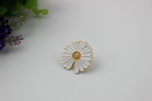 Зажим декоративный Ромашка  HF ZA-25 - фото товара фото 3