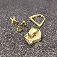 Бегунок, Пуллер, Зажимы для молнии №5 арт 339  - купить для кожевенного хобби