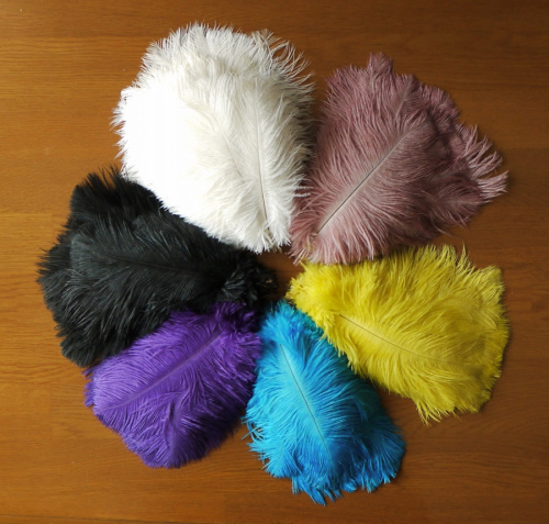 Перо страуса 15-20 см