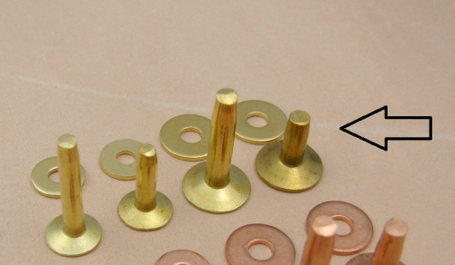 Заклепки латунные фото 6