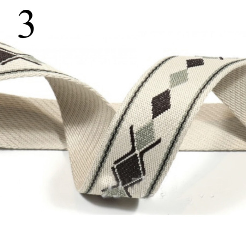 Лента ременная стропа 38 мм Ромбы пэ фото 8