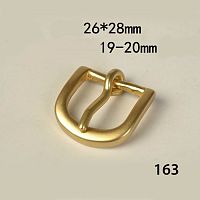 Пряжка 20 мм латунная 163   - купить для кожевенного хобби