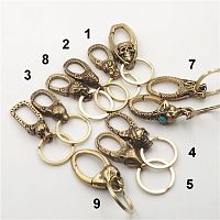 Карабин 12 мм с кольцом 25 мм Латунь