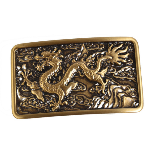 Пряжка для ремня с шипом 38 мм Дракон латунная   PR 38L-231 - фото товара фото 3