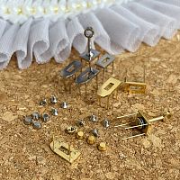 Комплект фурнитуры для мини-сумок Сталь