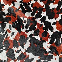 Кожа с ворсом КРС 1,2-1,4 мм Корова трехцветная