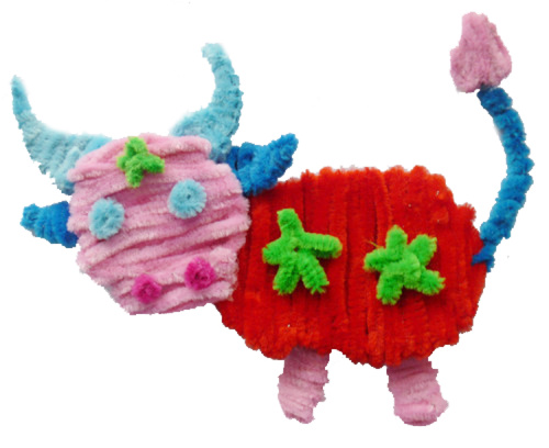 Проволока синельная 6 мм 2 цвета фото 3