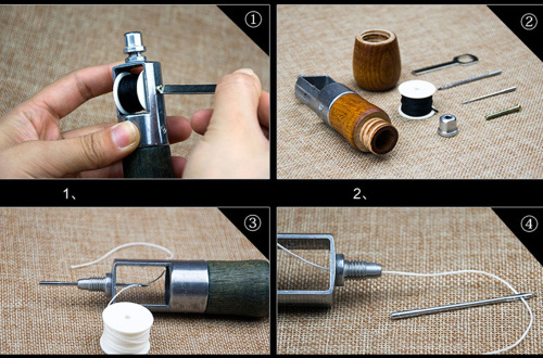 Ручная машинка для шитья кожи и комплектующие арт. 002 фото 8