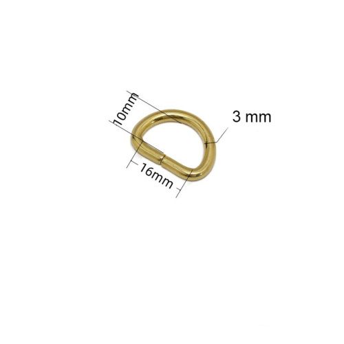Полукольцо латунное 10-38 мм арт. 122 фото 5