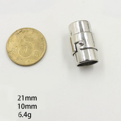 Застежка 3-10 мм для браслета поворотная Черно-серый фото 12