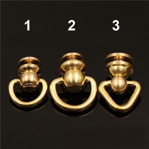 Кнопки кобурные поворотные с кольцом Латунь фото 9