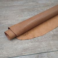 Кожа подкладочная (спилок свиной) Коньяк
