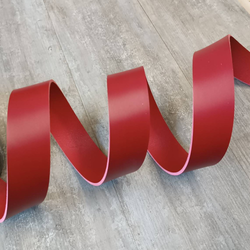 Заготовка для ремня раст. дубл. 38 мм толщ. 2,9 мм Красный Италия  ZR_RD884 - фото товара