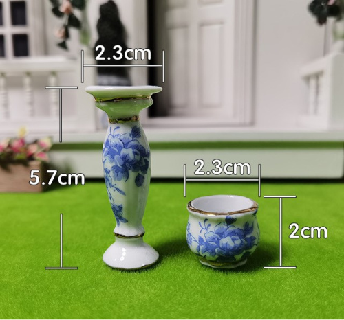 Вазон для цветов на подставке для кукольных домиков | Галерея фото | Pava.pro Вазон для цветов на подставке для кукольных домиков - фото товара