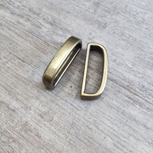 Шлевка для ремня 39 мм Антик Латунь  FBB Sh-039 - фото товара