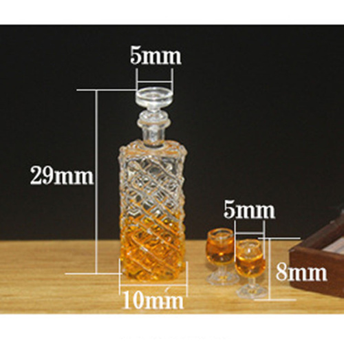 Графин с рюмками для кукольного дома  SH D-409 - фото товара фото 4