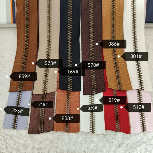 Молния металлическая №5 рулонная зубья под бронзу YKK фото 6 Молния металлическая №5 рулонная зубья под бронзу YKK фото 6