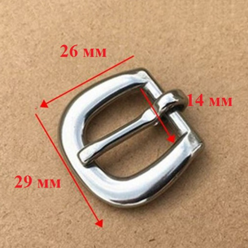 Пряжка 14-20 мм стальная арт. W019 фото 5