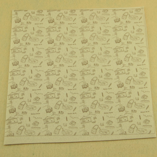 Фетр жесткий 1 мм 30х30 см принт Домики фото 6