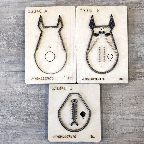 Штанцформы (вырубные штампы) для брелка Доберман  ST 3340 - фото товара фото 4