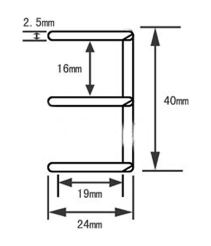 Кольцевой механизм для альбомов золото  LR4019 - фото товара фото 4