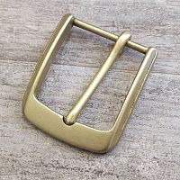 Уценка! Пряжка для ремня 38 мм латунная SB38-515  - купить для кожевенного хобби