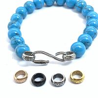 Бусина 6 мм для браслетов Сталь B25