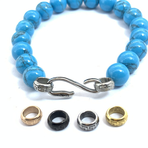 Бусина 6 мм для браслетов Сталь B25 Бусина 6 мм для браслетов Сталь B25