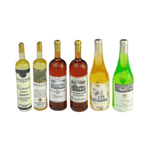 Бутылочки с вином для кукол Миниатюра фото 2