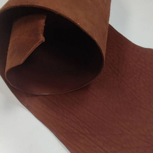 Кожа вороток краст ШСК 3,6-4,0 мм комб. дубл. Коньячный фото 4