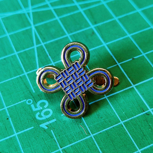 Зажим декоративный Четырехлистник высокий  HF ZP-65 - фото товара фото 3