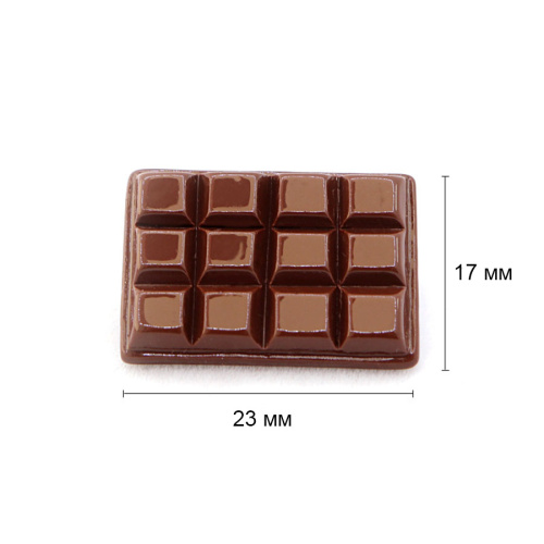 Плитка шоколада  25х17 мм для кукол Миниатюра 1:12  Y CH-2M - фото товара фото 3