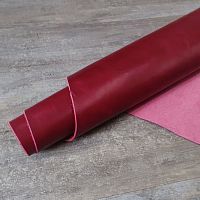 Кожа Пулл-Ап 1,2-1,4 мм цвет Красный Италия