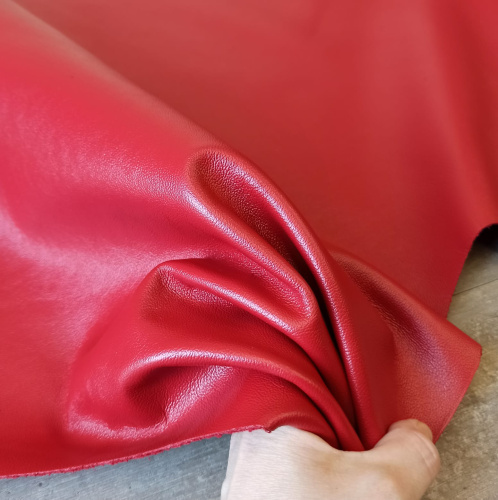 Кожа КРС 1,2-1,4 мм Бергамо Красный фото 9