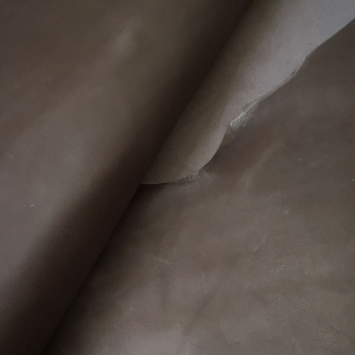 Кожа Пулл-Ап 1,2-1,4 мм цвет Темно-коричневый Италия фото 2