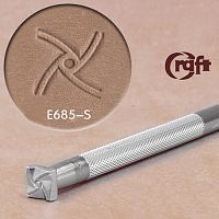 Штамп для тиснения по коже E685-S Япония  - купить для кожевенного хобби