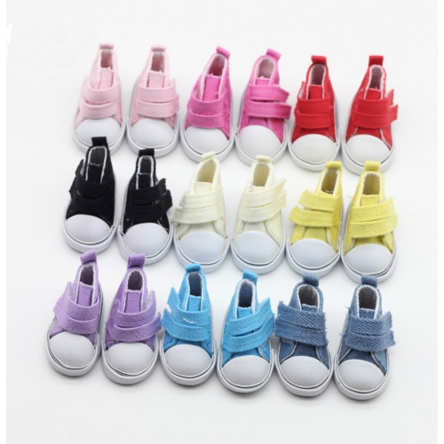 Кеды для куклы на липучках 5 см Кеды для куклы на липучках 5 см