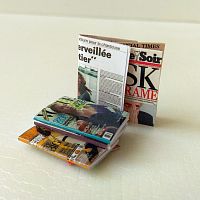 Журналы и газеты Книги бумажные для кукольного дома  - купить для кожевенного хобби