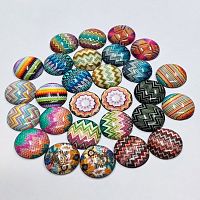 Кабошоны Фракталы клеевые 18 мм набор 10 шт.  - купить для кожевенного хобби