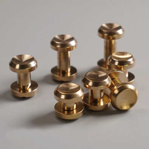 Винт ременной d=10 мм вогнутая шляпка, Латунь Винт ременной d=10 мм вогнутая шляпка, Латунь