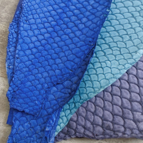 Кожа рыбы 0,7 мм Карп матовый 8*20 см фото 9