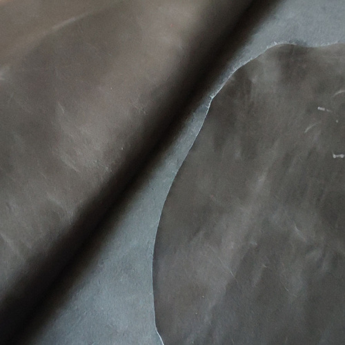 Кожа Пулл-Ап 1,3-1,5 мм цвет Темно-серый Италия фото 2