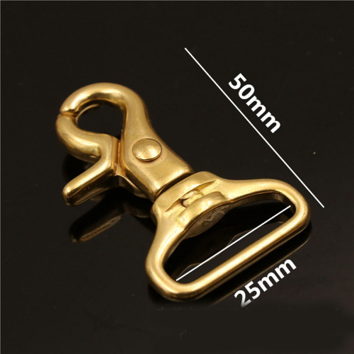 Карабин поворотный Латунь SL-001 фото 2