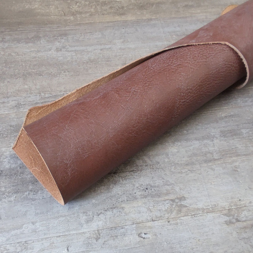Кожа КРС 1,5 мм Коньяк с восковым покрытием Италия Кожа КРС 1,5 мм Коньяк с восковым покрытием Италия