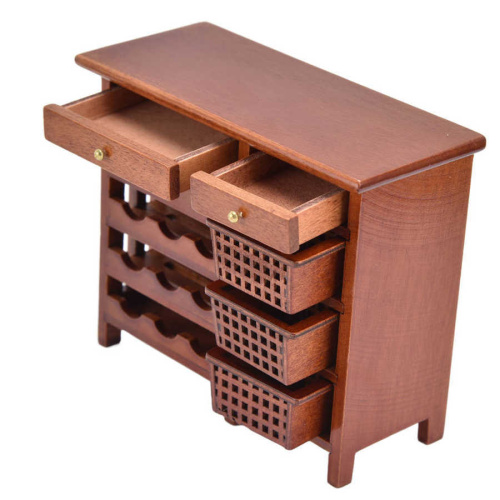 Шкаф винный для кукол c ящиками и полками  BSK-097 - фото товара фото 4