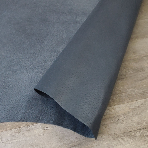 Кожа подкладочная (спилок свиной) Антрацит фото 4