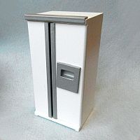 Холодильник для кукольной кухни двухстворчатый  - купить для кожевенного хобби