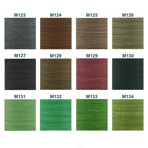 Нить для кожи вощеная 0,85 мм круглая Galaces 15 м фото 9