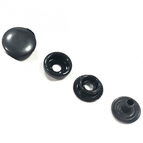 Кнопки пробивные 15 мм кольцевые №201 латунь с покрытием фото 4